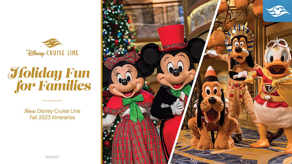 Disney Cruise Line Offers Holiday Fun for Families with New Fall Itineraries in 2023