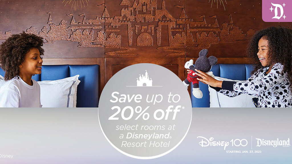 Save Up to 20% on Select Stays at Disneyland Resort Hotels This Winter